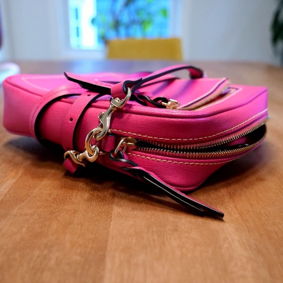Dooney & Bourke Pink Saffiano Crossbody - NEW - Picture 8 of 8